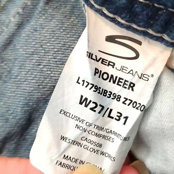 Silver Jeans Pioneer Bootcut (Size 27) - Picture 7 of 10